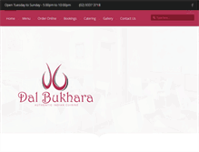 Tablet Screenshot of dalbukhara.com.au